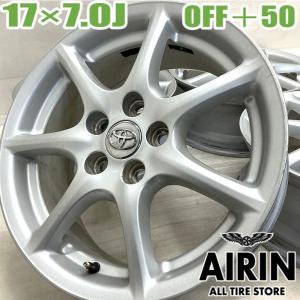17「純正品」トヨタ エスティマ純正アルミホイール 17×7.0J 114.3-5H