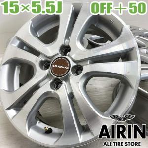 LEBEN レーベン LH 社外 中古ホイール 4本 6J 15インチ PCD114.3 5穴 + 