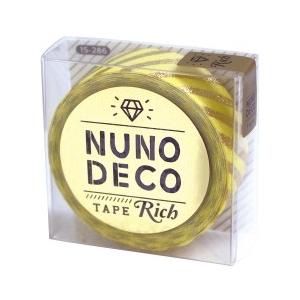 NUNODECO リッチストライプ イエロー  [M便 1/35]