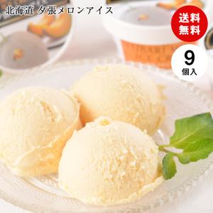 父の日 ギフト 2024 スイーツ 北海道 夕張メロンアイス(9個) 1003-070026 食品ギフト 内祝い メーカー直送｜airleaf