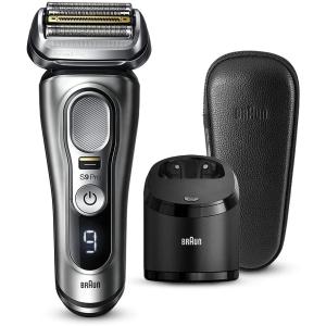 ブラウン シリーズ9Pro 9467cc 洗浄機+レザーシェーバーケース付き