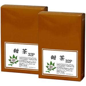 自然健康社 甜茶 3.3g×32パック×2個 煮出し用ティーバッグの商品画像