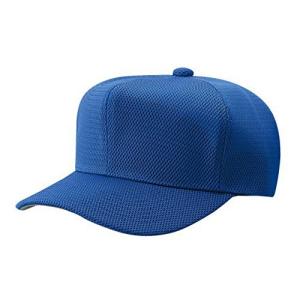 ZETT(ゼット) 野球 ダブルメッシュキャップ 帽子 六方角型 ロイヤルブルー(2500) FREE BH132｜airousugiol