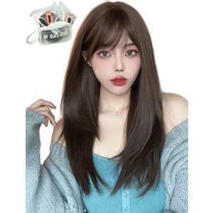 エムグランデ ベーシックライン ウィッグ  6点セット レディース かつら wig ロング 自然 小顔効果 フル