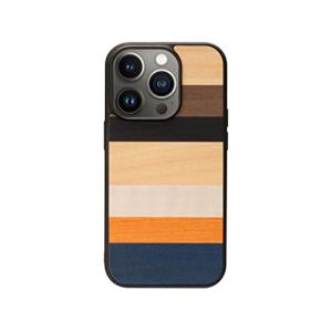 Man&Wood iPhone 14 Pro バックカバー 天然木ケース [木製 ウッド 自然 TPUとポリカーボネートのハイブリッド 着脱しの商品画像