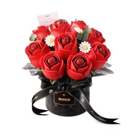 ROBOTIME　FLORAL ART　Red Rose Bouquet【AF02J】ROKR（組立...