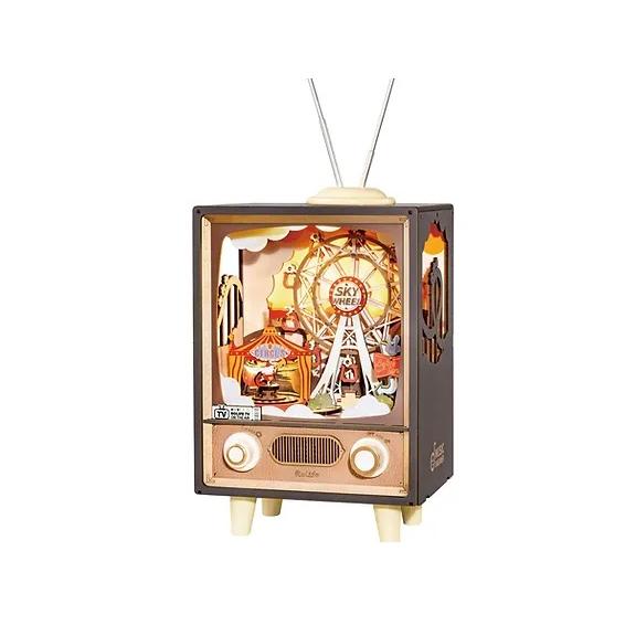 ROBOTIME　サンセットパーク【AMT01】Rolife　3Dウッドパズル　ミュージックドリーマ...