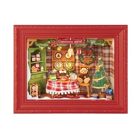 ROBOTIME　クリスマスの前夜祭【DP005】Rolife　DIYミニチュアハウス（組立キット）...