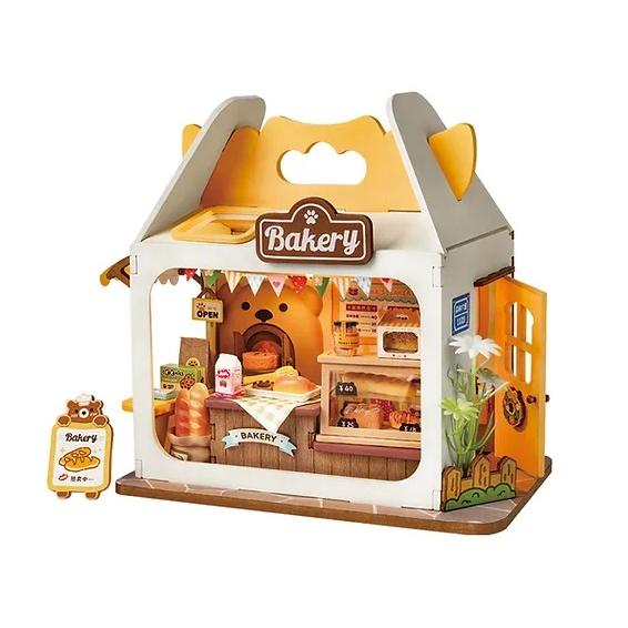 【6,000円以上で送料無料対象商品】ROBOTIME　クマのケーキボックス【DS033】Rolif...