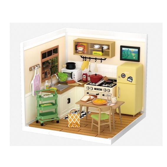 ROBOTIME　キッチン【DW008】Rolife　スーパークリエイターシリーズ（組立キット）（日...