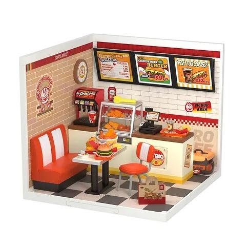 ROBOTIME　Yum Yum Burgers【DW010】Rolife　スーパークリエイターシリ...