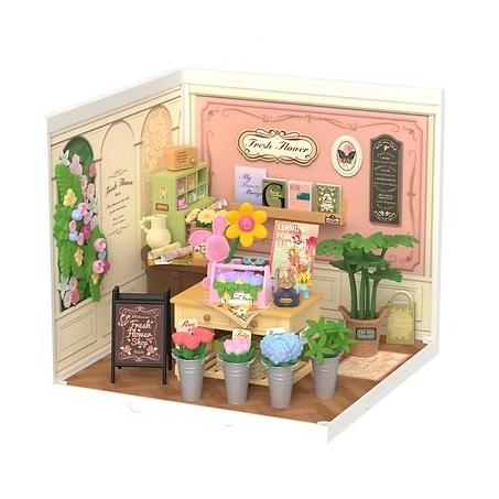 ROBOTIME　Fresh Flower Shop【DW017B】Rolife　スーパークリエイタ...