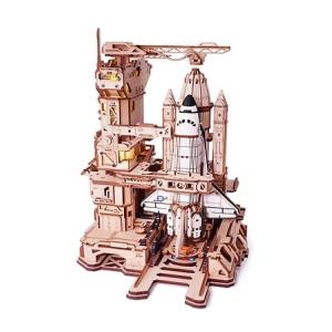 ROBOTIME　メカニカルギア　Space Shuttle【LKA02】ROKR　ウッドパズル（組...