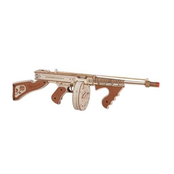 ROBOTIME　ジャスティスガード　サブマシンガン【LQB01】ROKR　ウッドパズル（組立キット...