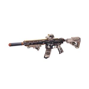 ROBOTIME　ジャスティスガード　M416 Carbine【LQB02】ROKR　ウッドパズル（組立キット）（英語版製品）
