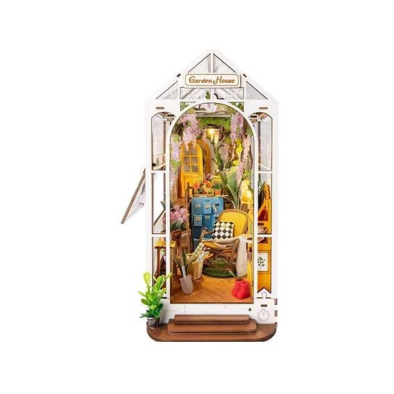 ROBOTIME　休日のガーデンハウス【TGB06】Rolife　DIYブックヌック（組立キット）（...