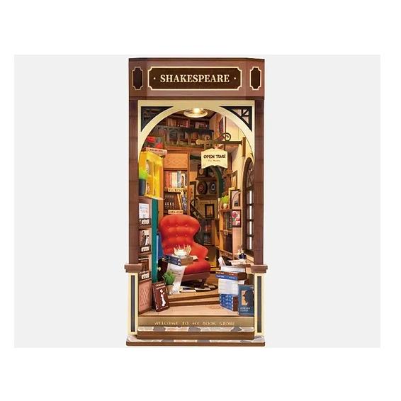 ROBOTIME　パリのコーナー書店【TGB07】Rolife　DIYブックヌック（組立キット）（日...