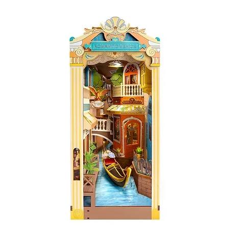ROBOTIME　ロマンティックなヴェネツィア【TGB08】Rolife　DIYブックヌック（組立キ...