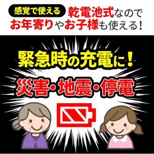 乾電池式 充電器 乾電池 USB 1A iPh...の詳細画像5