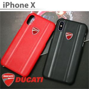 iPhoneX ケース ハードケース 本革 DU...の商品画像