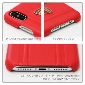 iPhoneX ケース ハードケース 本革 D...の詳細画像3