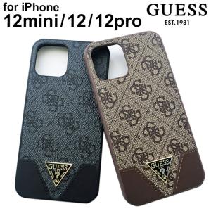 iPhone 12 ケース GUESS iPhone12mini iPhone12Pro iPhone12 モノグラム アイフォン アイフォン12 プロ ミニ iPhoneケース ハード ソフト ゲス 公式ライセンス品