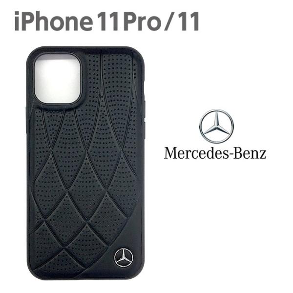 iPhone11 ケース 背面ケース メルセデス ベンツ iPhone11Pro 本革 バックカバー...