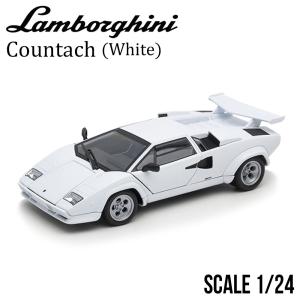 ミニカー 1/24 ランボルギーニ カウンタック ホワイト WELLY KYOSHO 京商 Lamborghini Countach モデルカー WE24112W｜airs