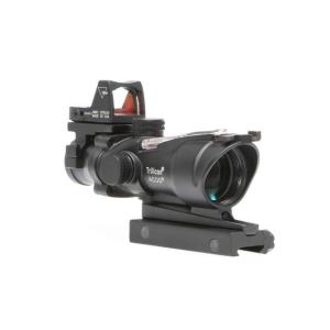 WALTHER 4x32 MIL-DOTライフルスコープ (Red/Green切替式) OPT-Crew製
