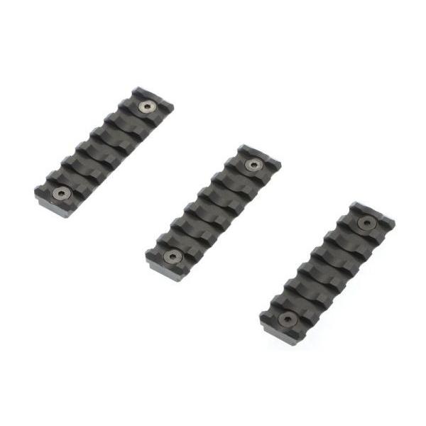 QRS Key-Mod レイルセクション 7Slot 3個セット (BK)  VFC製