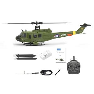 YuXiang F07 UH-1D HUEY ビジョンポジショニングヘリコプターRTF（モード1・2変換対応）オリジナル日本語マニュアル付