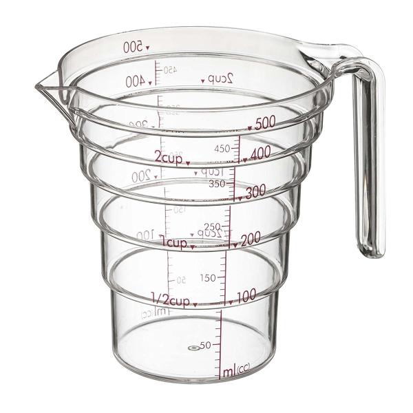 段ー 計量カップ 500ml クリア 2698 tw 毎日使うものだからこそ、便利で使いやすいもので