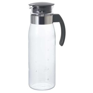 冷蔵庫ポット スリムＮ チャコールグレー RPLN-14 tw 冷水筒 耐熱 ガラス 麦茶ポット ピ...