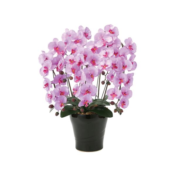 クイーン胡蝶蘭5本立L 655A150 W53×D50×H74cm 2024年版 人工観葉植物 光の...