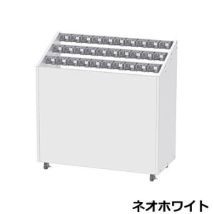 アンブレラスタンドNEO KGF 30本用 シリンダー錠 USN-KGF-30 W97.2×D44×H100cm スチール製 鍵番号変更可 キャスター付 ぶんぶく