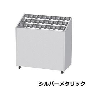 アンブレラスタンドNEO KGN 30本用 コイン返却 USN-KGN-30 W97.2×D44×H100cm スチール製 鍵番号変更可 キャスター付 ぶんぶく