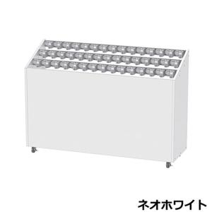 アンブレラスタンドNEO KGN 45本用 コイン返却 USN-KGN-45 W142.2×D44×H100cm スチール製 鍵番号変更可 キャスター付 ぶんぶく