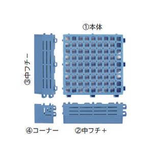 オプション クロスラインマットS用 コーナー(6cm×6cm) 本体別売り ミヅシマ