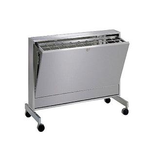 スタッキング傘立て D2S 20〜40本用 W90×D43.8×H76.3cm UB2781200 スタッキング可能 ステンレス製フレーム 業務用傘立て 鍵なし オフィスビル テラモト