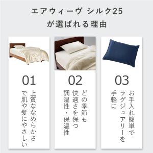 エアウィーヴ ボックスシーツ シルク25(厚さ...の詳細画像4
