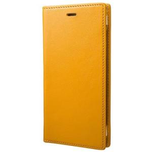 GRAMAS グラマス iPhone X XS アイフォン X XS 手帳型ケース Full Leather Case (Yellow)｜airymotion