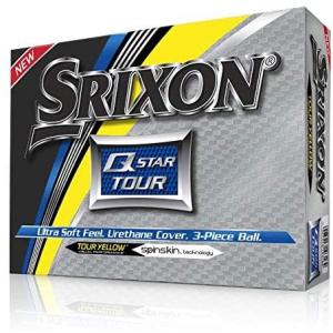 Srixon Q-Star Tour 2 ゴルフボール (1ダース) (イエロー Large)｜airymotion