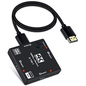 NEWCARE HDMI 切替器 4K 60HZ 電源不要 HDMI スイッチャー 3入力1出力 手動切替 HDMI 2.0b HDCP(ブラック)｜airymotion