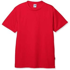 [ライフマックス] 4.3ozドライTシャツ(ポリジン加工) MS1154 (レッド XS)｜airymotion