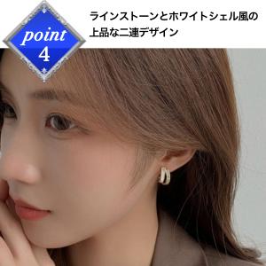 イヤリング 痛くない 40代 50代 フープ ...の詳細画像5