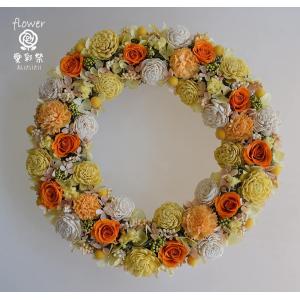 ソラ♡ハート型♡苺フルーツ　フラワーリース 折り紙【苺とハートのリース】Origami Strawberry Heart wreath