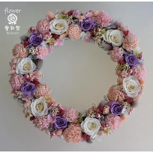 ユーカリリース ユーカリの葉のシンプルなリース プリザーブド ギフト