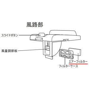 コンフォートオアシス(KU-200)用 エアフ...の詳細画像1