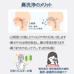 鼻うがい器具 鼻洗浄ボトル 容器 生理食塩水 ...の詳細画像4