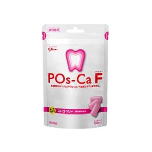 ポスカ・エフ(POs-Ca F)パウチタイプ 100g ストロベリー 1袋 (歯科専売品)